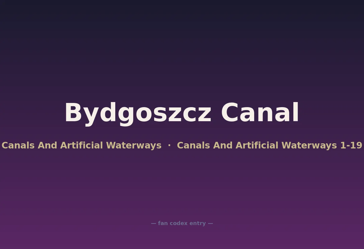 Bydgoszcz Canal