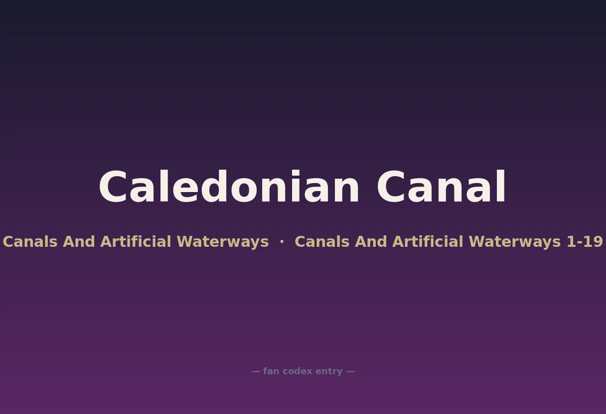 Caledonian Canal