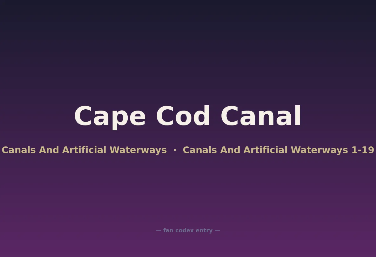 Cape Cod Canal